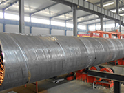 Uneven thickness of anti-corrosion coating on spiral steel pipe and its treatment