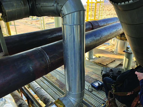 NDT ng pressure pipeline