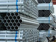 What specifications should be used for galvanized steel pipes